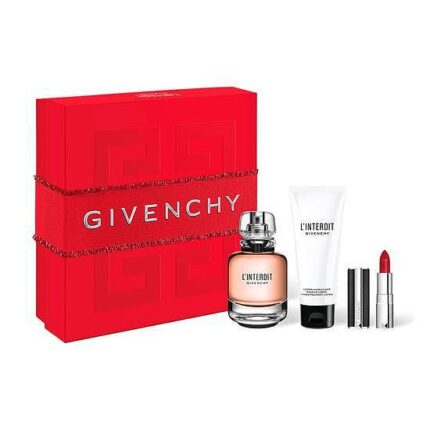 GIVENCHY L`INTERDIT EDP 50ML+75BL+LIPST 333 1.5g