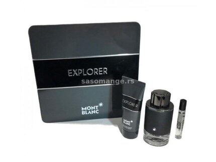 MONTBLANC EXPLORER EDP M SET 100ML+100SG+7.5ML