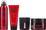 RITUALS SET THE RITUAL OF AYURVEDA BODY CREAM 100ML+BODY SCRUB 125G+FOAMING SHOWER GEL+CANDLE 140G