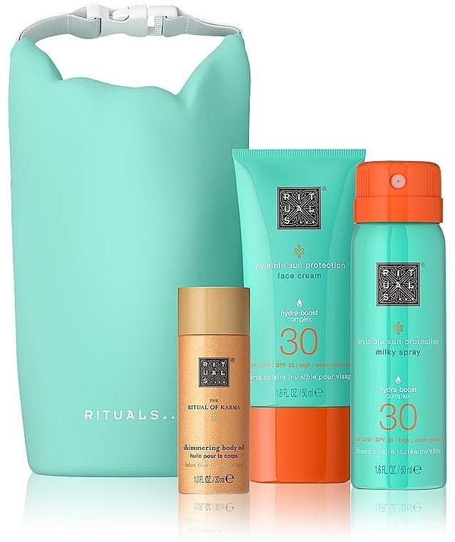 RITUALS SET THE RITUAL OF KARMA SUN TRIAL FACE CREAM 50ML+MILKY SPRAY 50ML+BODY OIL 30ML