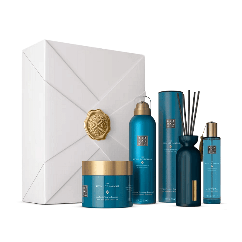 RITUALS THE RITUAL OF HAMMAM SET L (крем за тяло,душ гел,боди мист и мини ароматни пръчици)