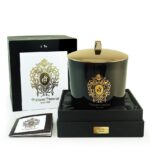 TIZIANA TERENZI CAPRI FIG BLACK GLASS CANDLE 500ML