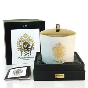 TIZIANA TERENZI MEDITERRANEAN WHITE GLASS CANDLE 500ML