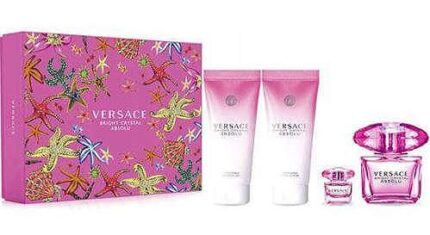VERSACE BRIGHT CRYSTAL ABSOLU EDP 90ML+100SG+100BL+5ML