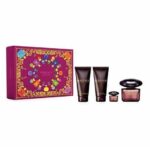 VERSACE CRYSTAL NOIR EDP 90ML+100BL+100SG+MINI