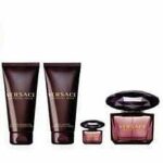 VERSACE CRYSTAL NOIR EDP 90ML+100BL+100SG+MINI