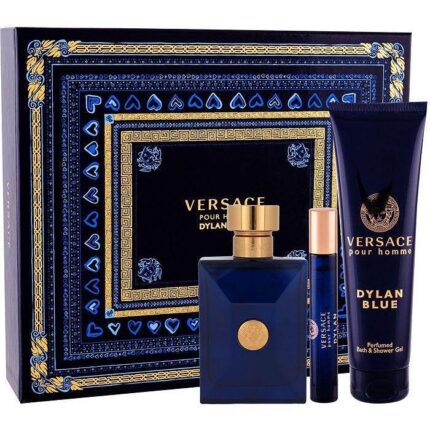 VERSACE DYLAN BLUE M EDT 100ML+150SG+10ML