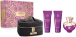 VERSACE DYLAN PURPLE EDP 100ML+100SG+100BODY+POUCH