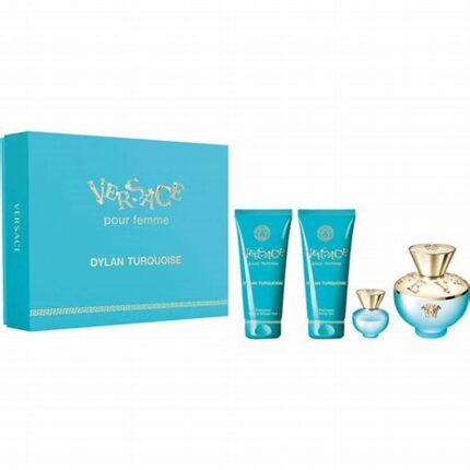 VERSACE DYLAN TURQUOISE EDT D 100ML+100SG+100BL+5ML