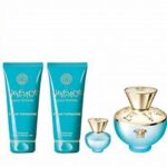 VERSACE DYLAN TURQUOISE EDT D 100ML+100SG+100BL+5ML