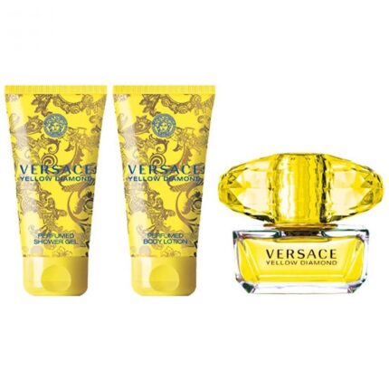 VERSACE YELLOW DIAMOND EDT 50ML+50SG+50BL