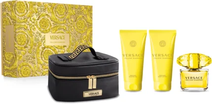VERSACE YELLOW DIAMOND EDT 90ML+100SG+100BODY+BEAUTY CASE