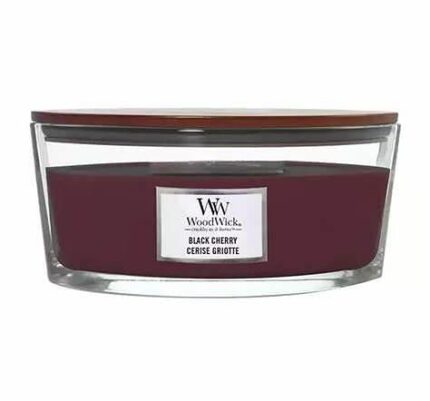 WOODWICK ELLIPSE BLACK CHERRY CANDLE 453.6g