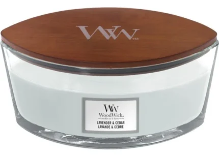 WOODWICK ELLIPSE LAVENDER & CEDAR CANDLE 453.6g