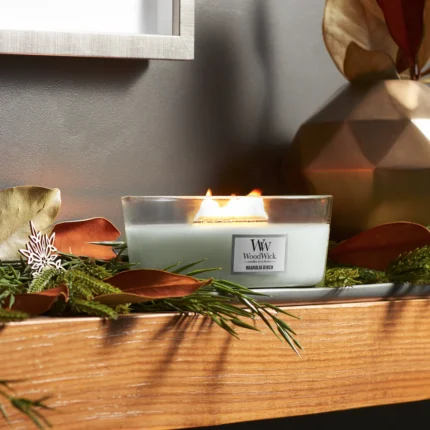 WOODWICK ELLIPSE MAGNOLIA BIRCH CANDLE 453.6g