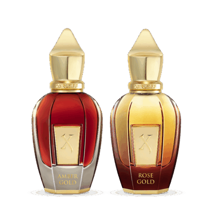 XERJOFF AMBER GOLD PERFUM 50ML + ROSE GOLD PARFUM50ML