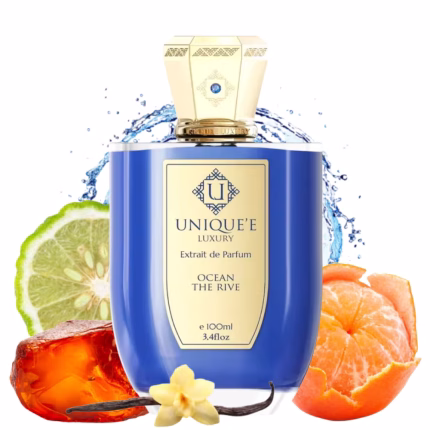 UNIQUE`E LUXURY OCEAN THE RIVE BLUE BOTTLE BLUE SWAROVSKI U 100ML без опаковка с капачка